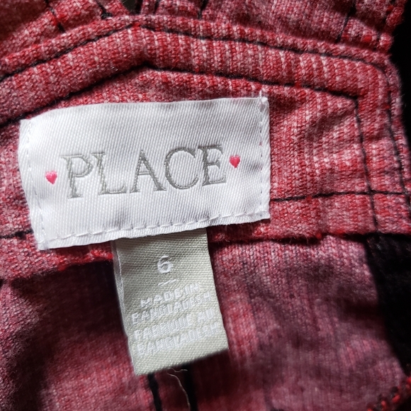 Children's Place girls corduroy plaid jumper size 6 - Picture 3 of 3